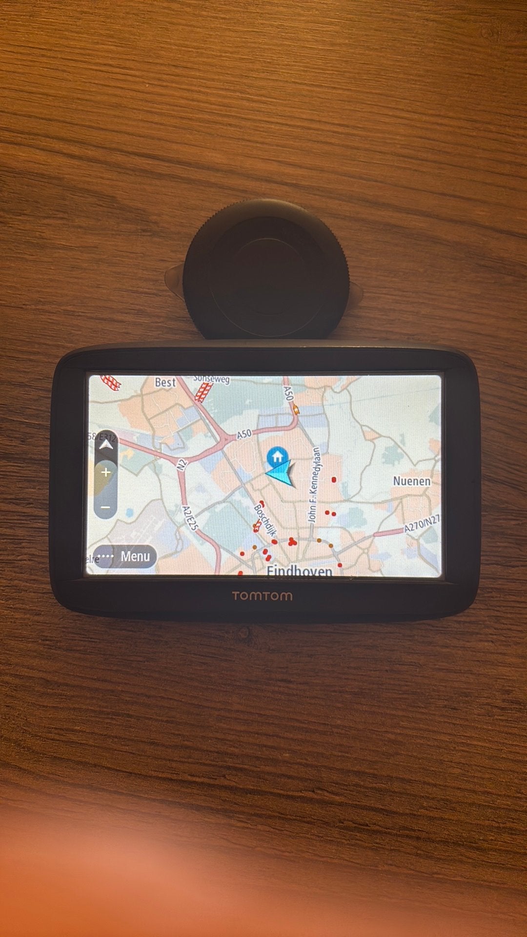 TomTom Via 52 navigatie met bevestiging(kaart 04-2026), Ophalen of Verzenden, Zo goed als nieuw