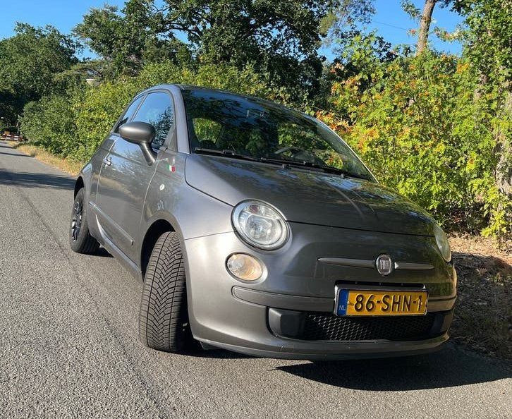 Fiat 500 0.9 Twinair 2011 Grijs met Airco|Goed onderhouden, Voorwielaandrijving, 31 €/maand, 905 kg, Origineel Nederlands