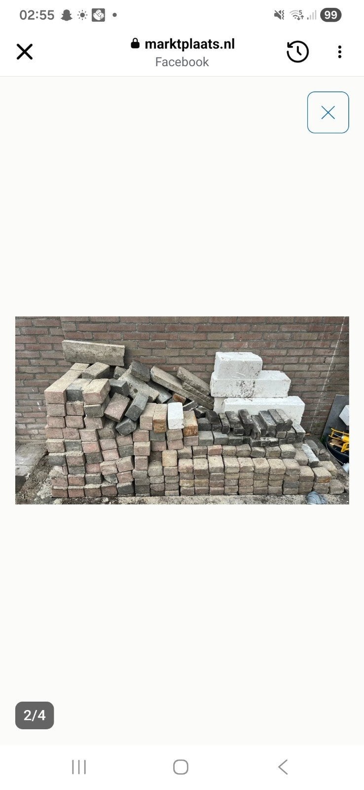 Klinkers en koppelstones, Ophalen of Verzenden, Beton, Klinkers