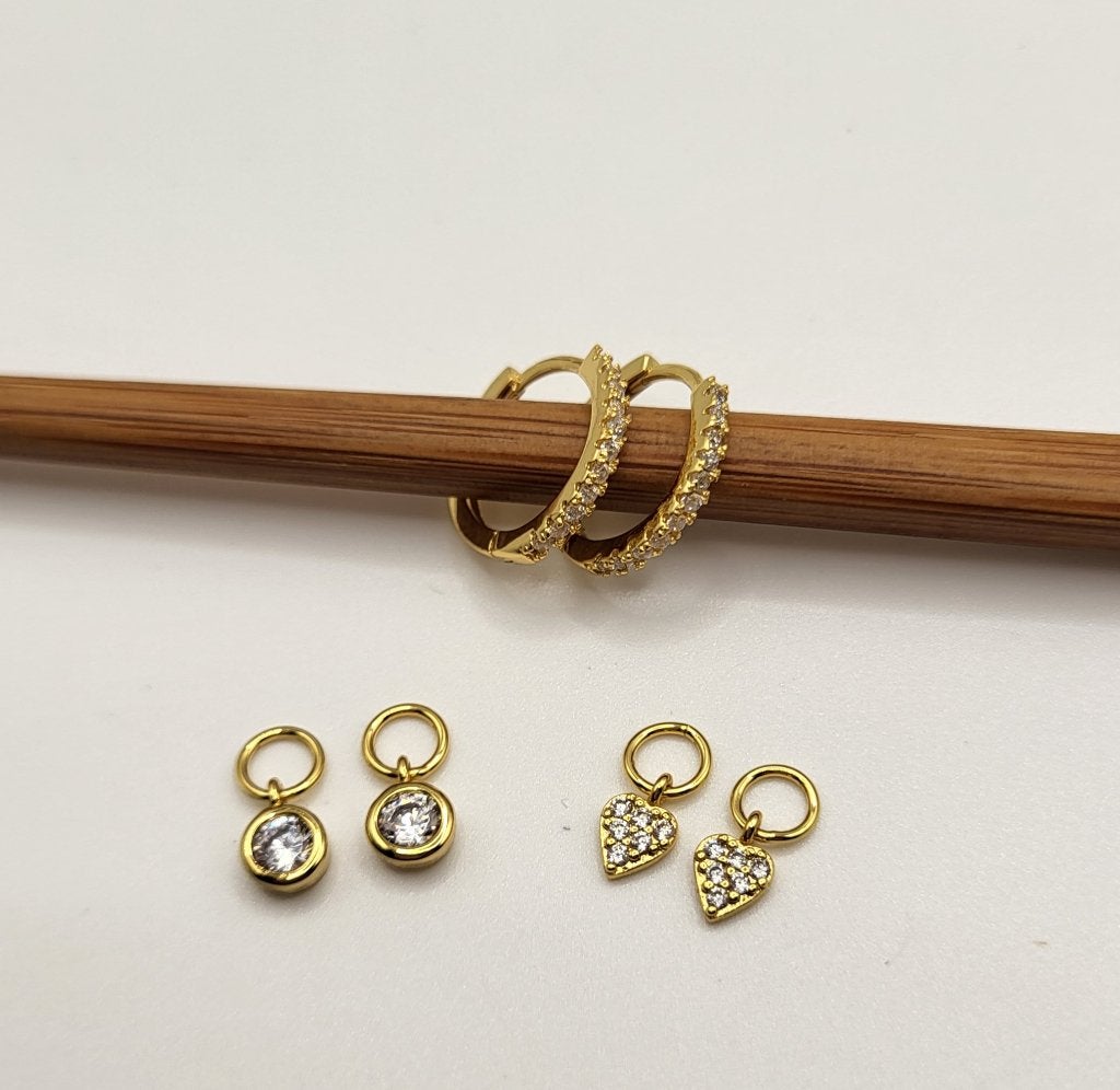 Oorbelsetje met 2 paar hangers, sterling zilver, Sieraden, Tassen en Uiterlijk, Hangers, La Jefa Sieraden, Nieuw, Ophalen of Verzenden