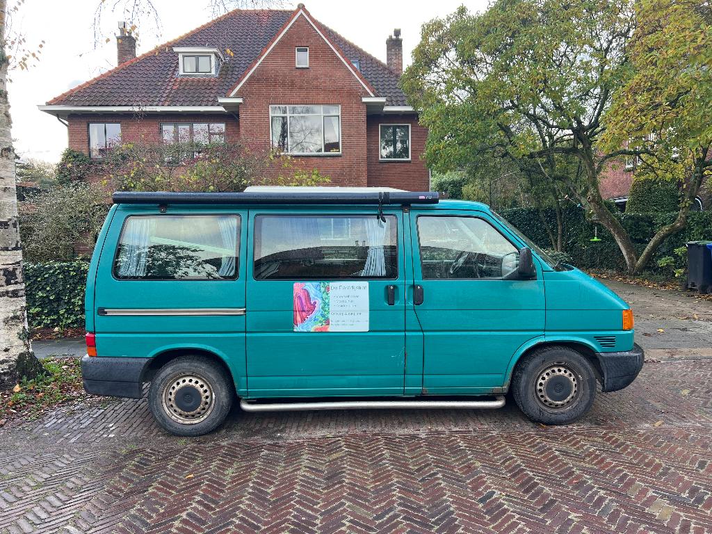 Volkswagen 2001 Groen, Auto's, Stof, 68 pk, Origineel Nederlands, 1896 cc
