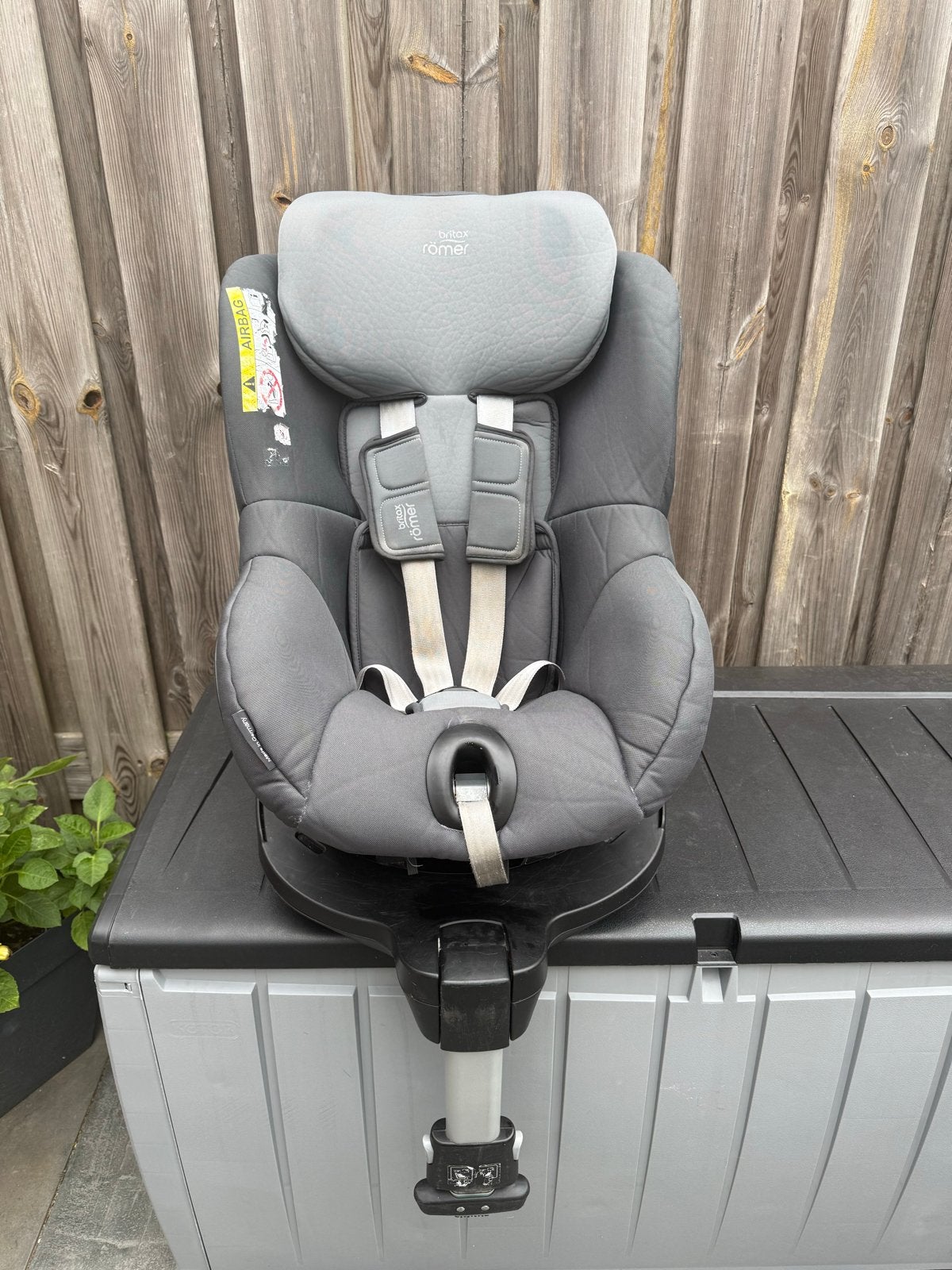 Britax Römer Dualfix M i-Size Draaibare Autostoel Grijs, Ophalen, Romer, 0 t/m 18 kg, Zijbescherming