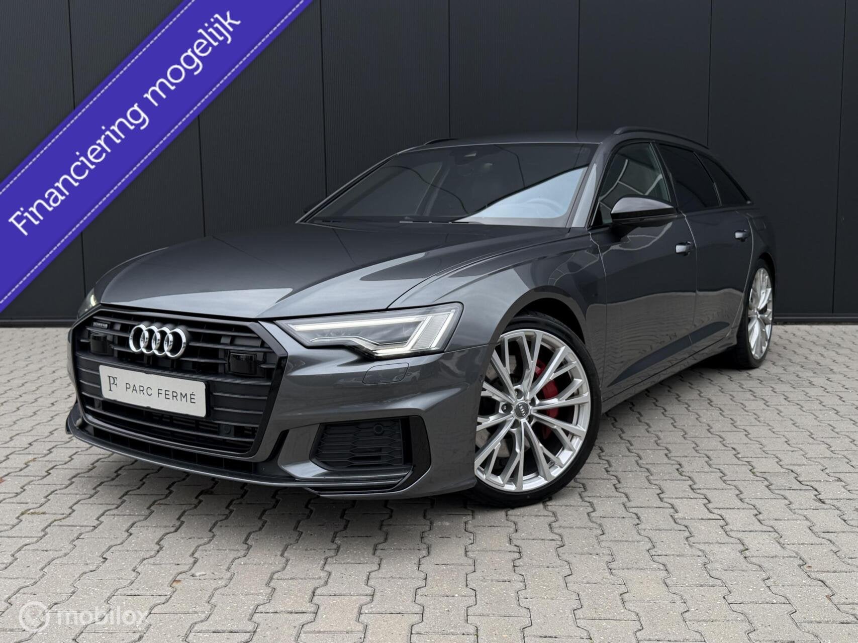 Audi A6 55 TFSI e quattro Competition/Memory/Trekhaak/sfeer, Auto's, Automaat, Gebruikt, Zwart, 4 cilinders