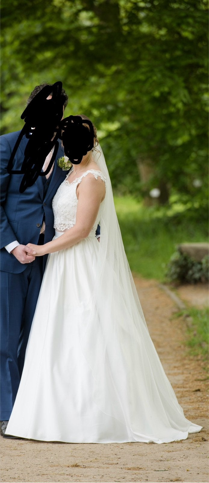 Bruidsjurk, Ophalen, Gedragen, Wit, Trouwjurk