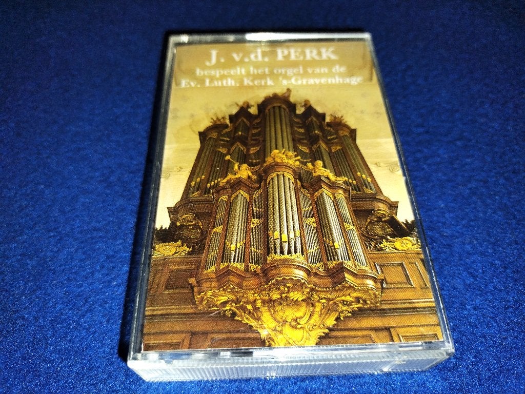 J. v.d. Perk orgelmuziek (MC) Ev. Luth. Kerk Den Haag, Cd's en Dvd's, Cassettebandjes, Gebruikt, 1 bandje, Ophalen of Verzenden