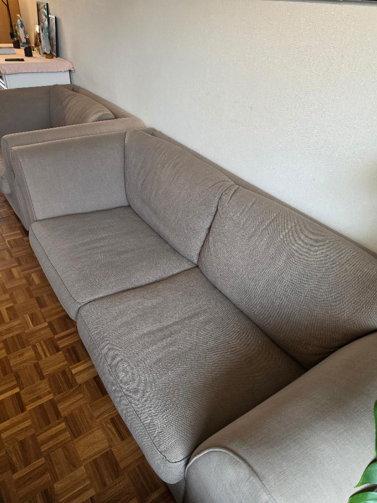 Sofa 2+1, Ophalen, Gebruikt, 100 tot 125 cm, Driepersoons