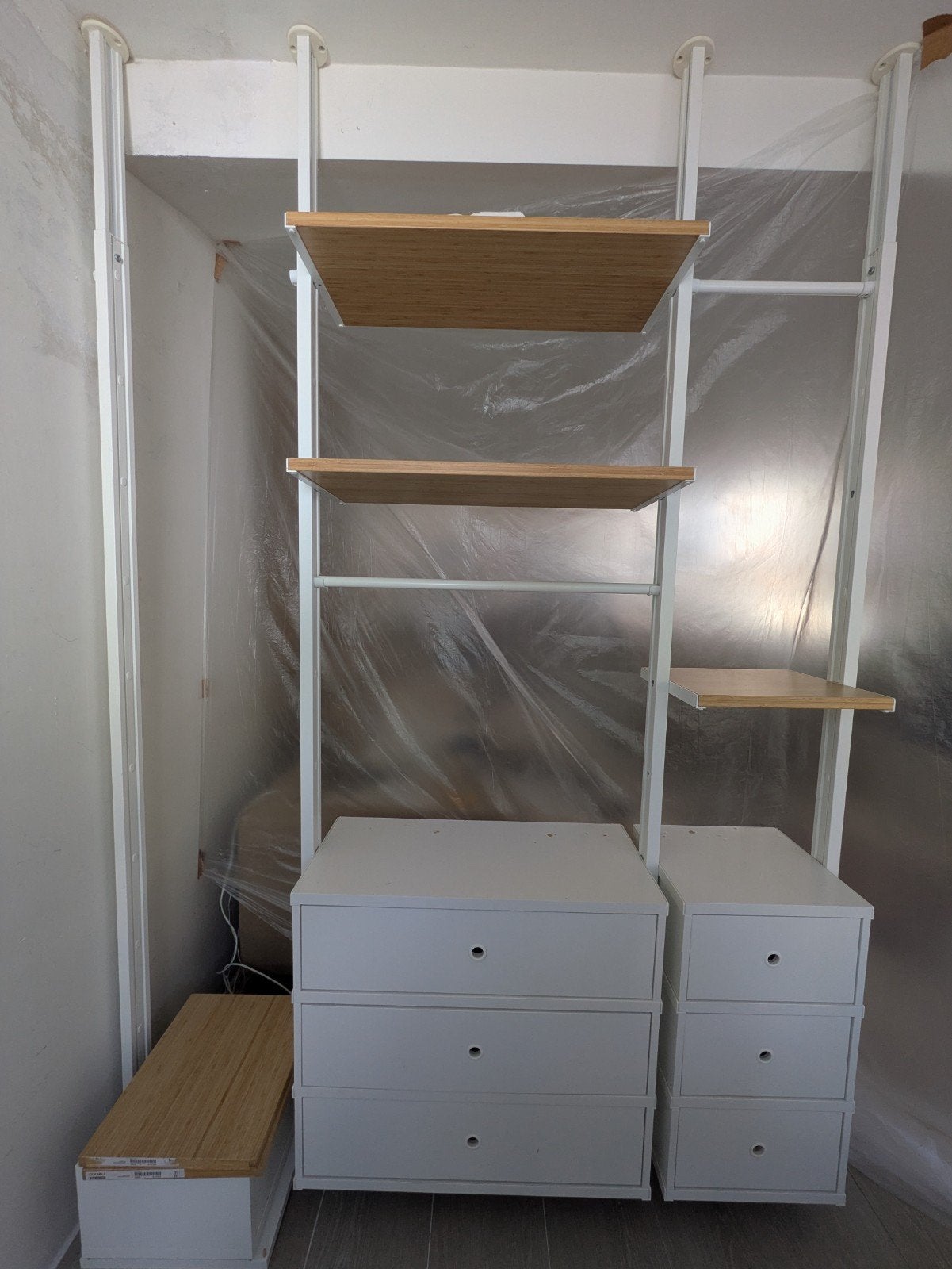 Ikea Elvarli Kast Systeem scheidingswand - 1.70m breed, Ophalen, Gebruikt
