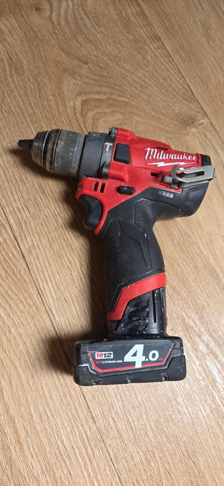 Milwaukee M12 FPD Accu Klopboormachine, Ophalen, Minder dan 400 watt, Variabele snelheid, Zo goed als nieuw