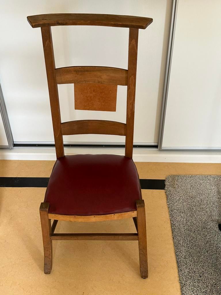 Vintage houten kerkstoel, Antiek en Kunst, Ophalen