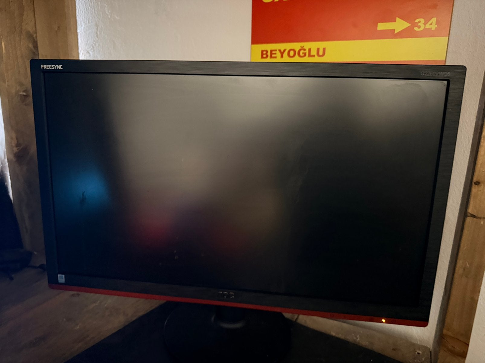 Aoc 75hz, 50 Hz, Zo goed als nieuw, 100 cm of meer, Ophalen
