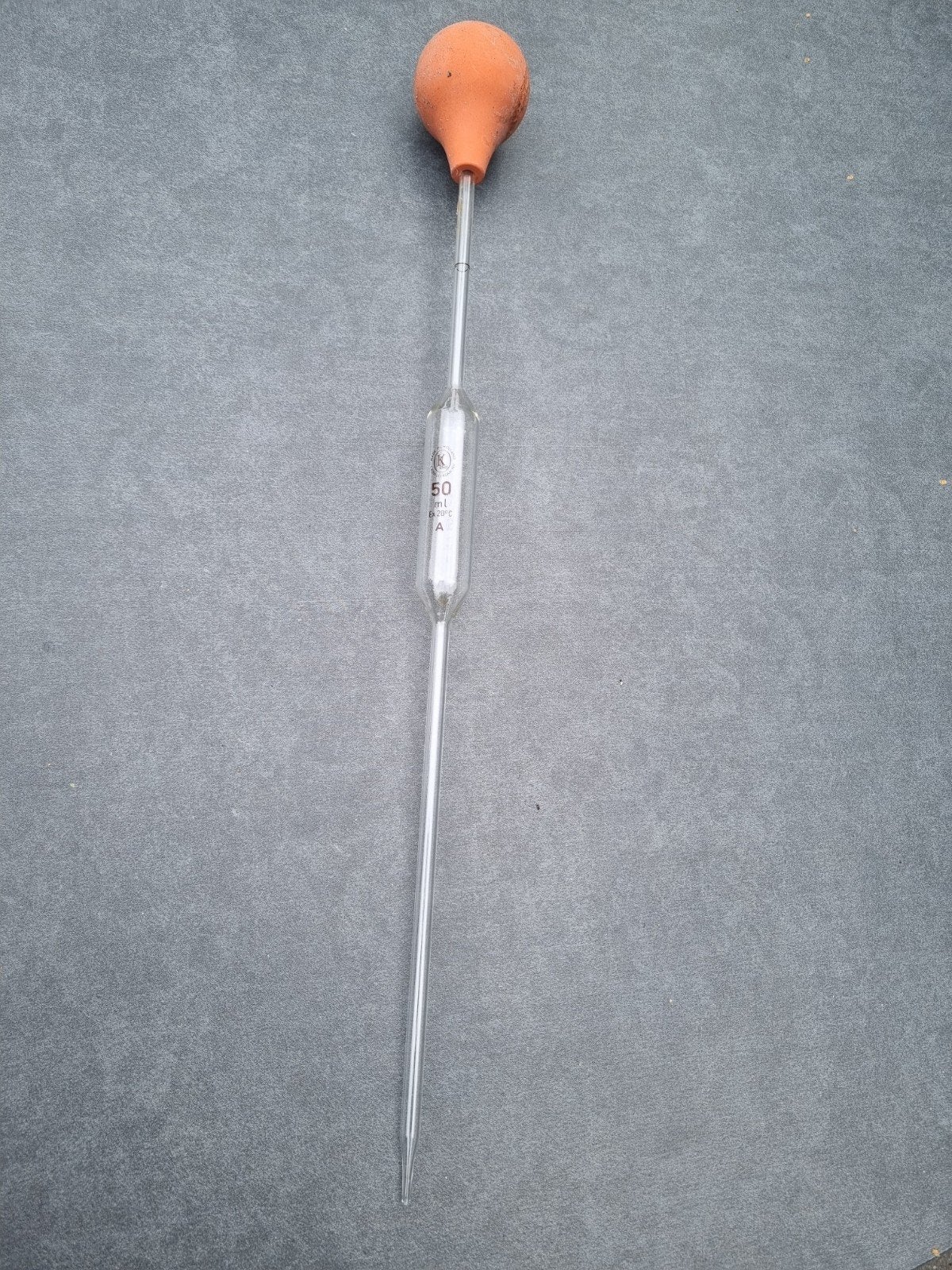 Glazen Volpipet 50 ml - Nauwkeurig Laboratoriumgereedschap, Ophalen, Nieuw