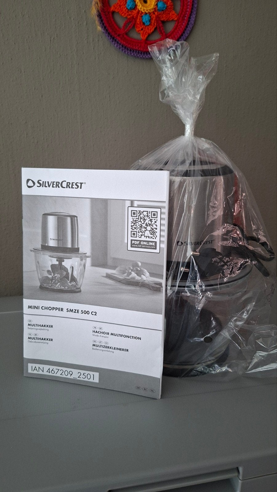 Silvercrest RVS hakmolen multi hakker nieuw in verpakking, Ophalen, Nieuw