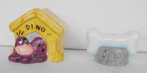 Flintstones dino peper en zout keramiek ongebruikt superleuk, Ophalen of Verzenden, Overige figuren, Zo goed als nieuw, Beeldje of Figuurtje