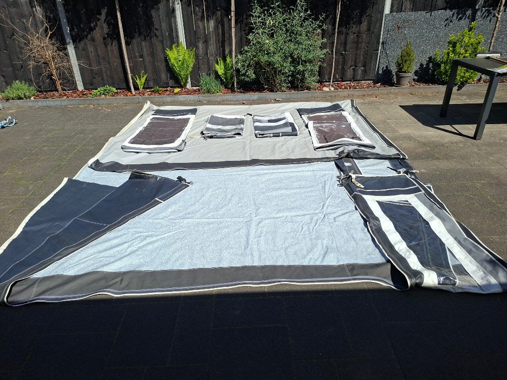 Te koop: voortent Dorema onyx, Ophalen, Zo goed als nieuw, Ten Cate All Season 240g/m2, Dorema