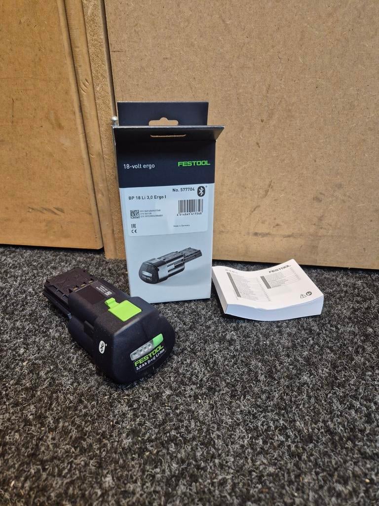 Festool accu 18v 3.0 ergo accu bluetooth, Doe-het-zelf en Verbouw, Gereedschap | Machine-onderdelen en Toebehoren, Ophalen of Verzenden