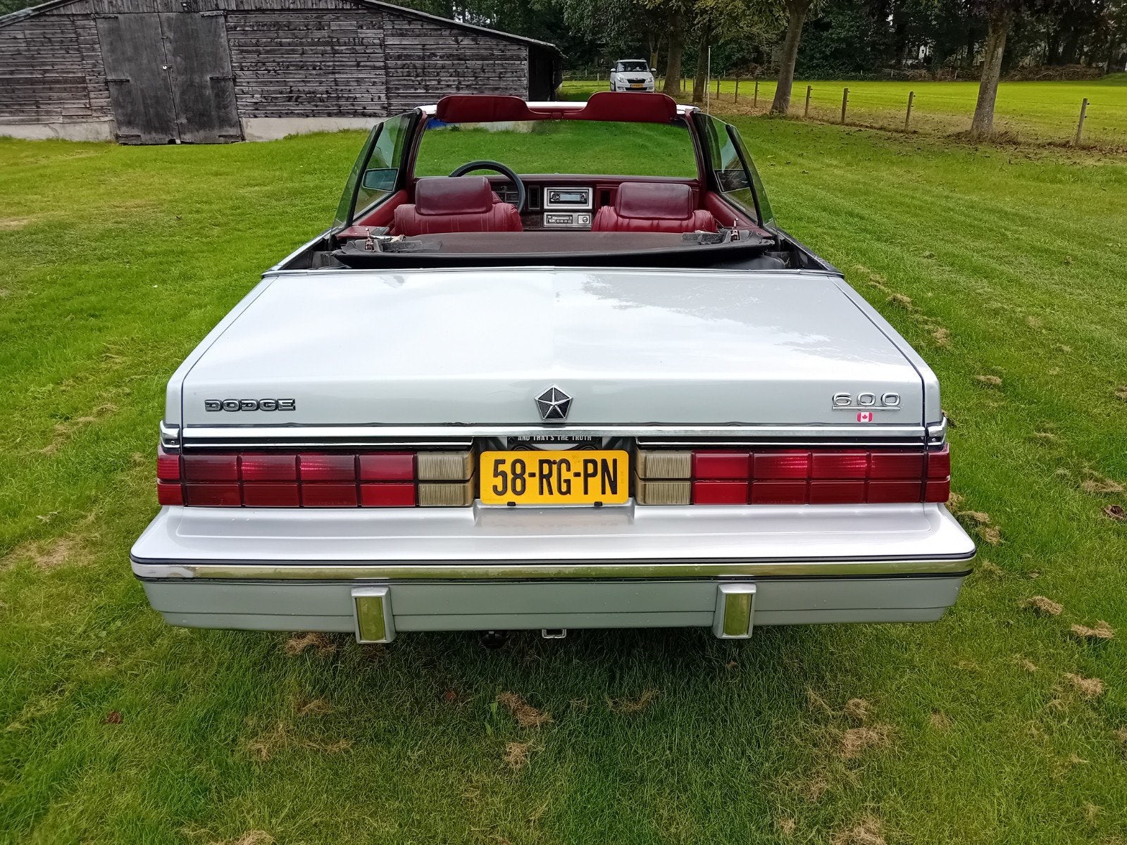 Chrysler Dodge 600 2.6L AUT Cabriolet 1986 Grijs 2 jaar APK, foto 4
