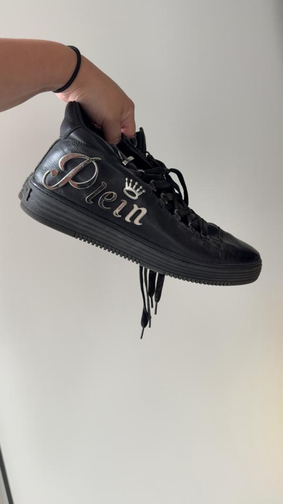 Phillip plein schoenen maat 44, Ophalen, Zwart, Sneakers of Gympen, Zo goed als nieuw