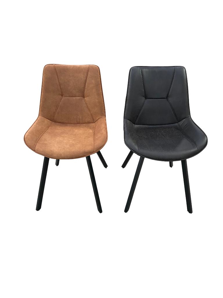 Eetkamerstoelen Nieuw Actieprijs, Huis en Inrichting, Stoelen, Ophalen, Leer, Nieuw, Grijs