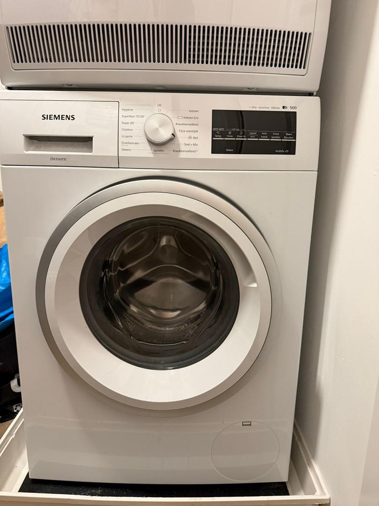 Siemens iQdrive iQ500 Wasmachine - I Uitstekende Staat, Ophalen, 1200 tot 1600 toeren, 8 tot 10 kg, Zo goed als nieuw