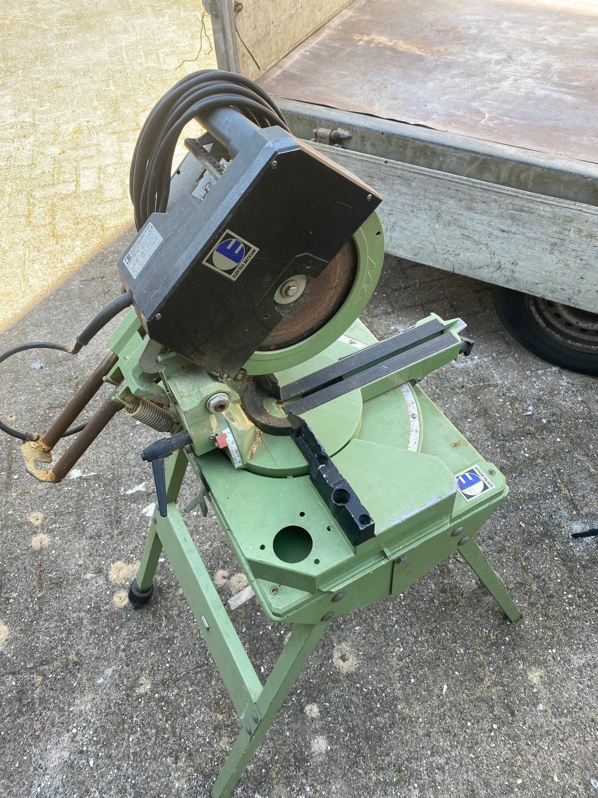 Elektra beckum afkortzaag, Ophalen, Zo goed als nieuw, Afkortzaag, 30 tot 70 mm