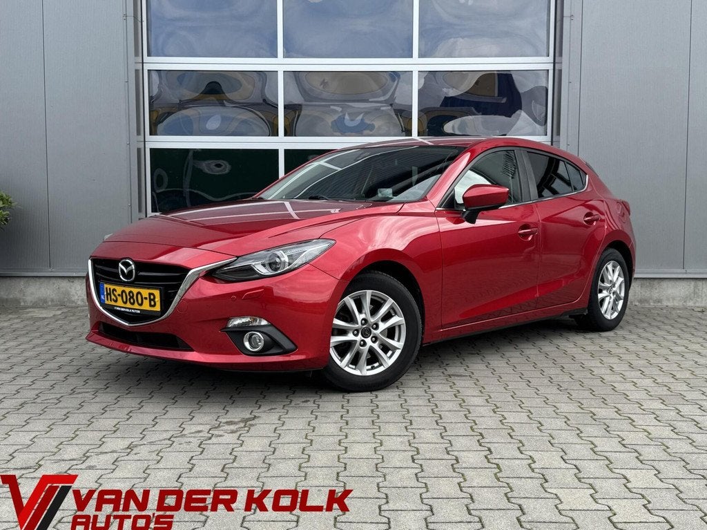 Mazda 3 2.0 GT-M | Leder | Head-up display | Navigatie | Cru, Auto's, Mazda, Bedrijf, Te koop, ABS, Airbags, Airconditioning, Alarm