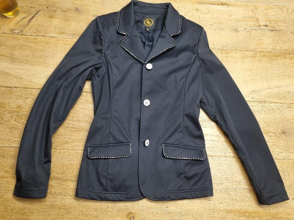 Wedstrijdjasje maat 176, Dieren en Toebehoren, Paardrijkleding, BR, Ophalen of Verzenden, Zo goed als nieuw, Wit