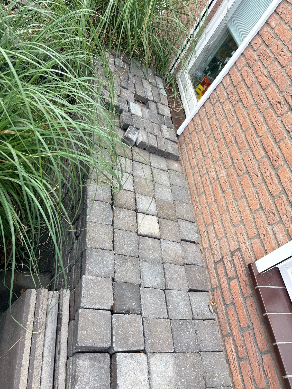 Partij gebruikte klinkers (coblestones), ca. 18 m2, Ophalen, Gebruikt, Klinkers, 10 m² of meer