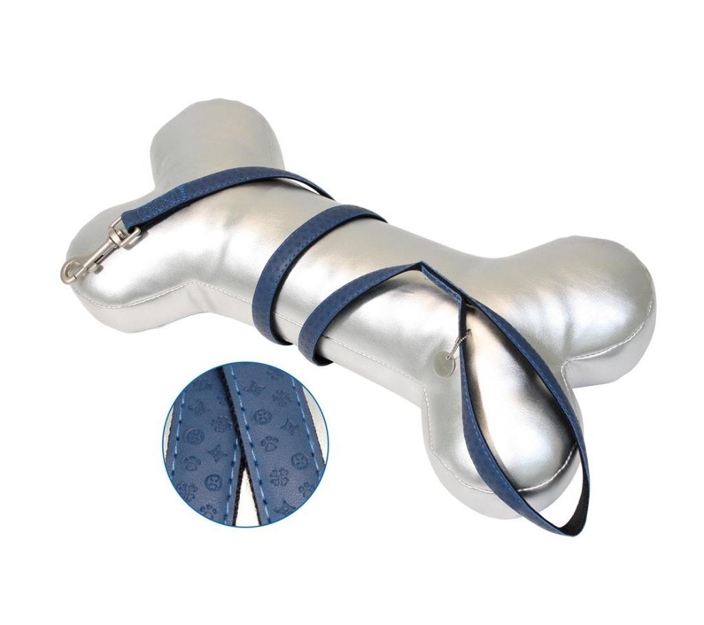 CROCI My Lord Hondenlijn Eco Leder-Nylon 20 mm Navy KOOPJE!, Ophalen of Verzenden, Nieuw, Hondenriem