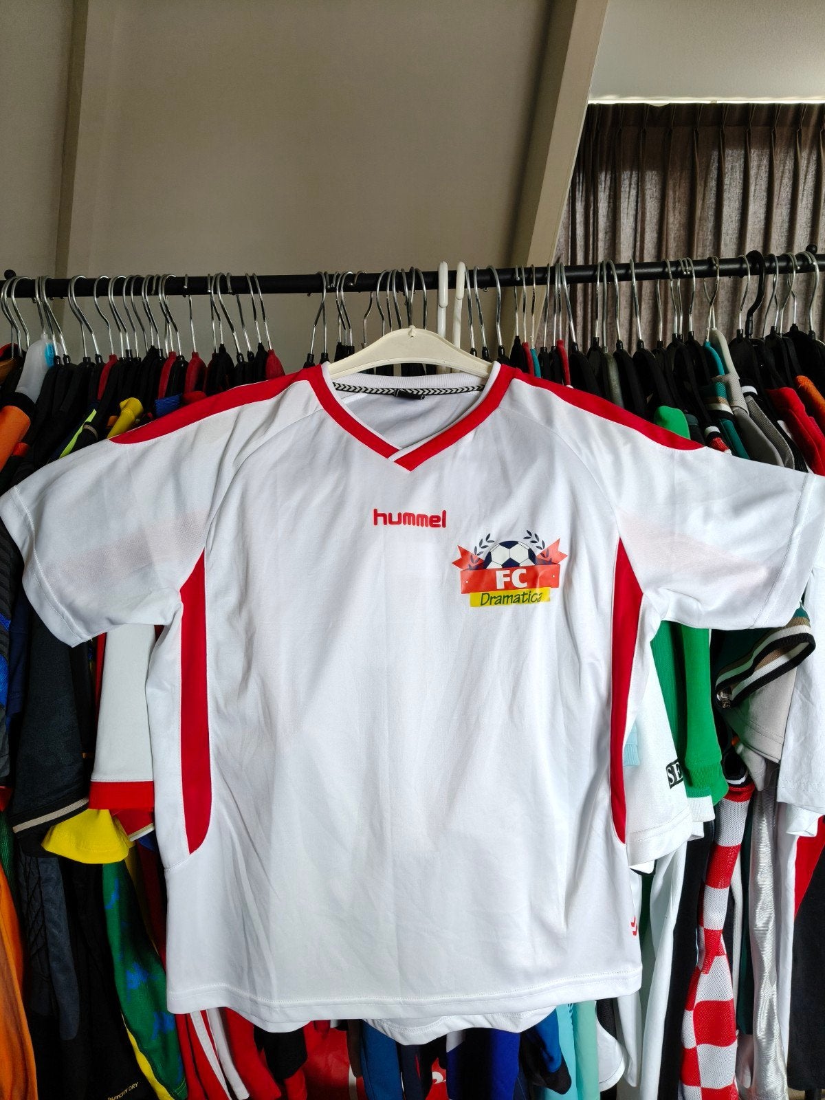 (S Volwassenen) Hummel FC Dramatica VriendS-Toernooi Voetbal, Maat S, Ophalen of Verzenden, Gebruikt, Shirt