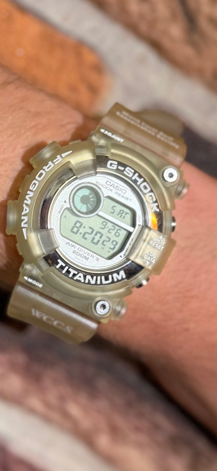 Casio GShock "frogman", Ophalen of Verzenden, Zo goed als nieuw, Overige merken