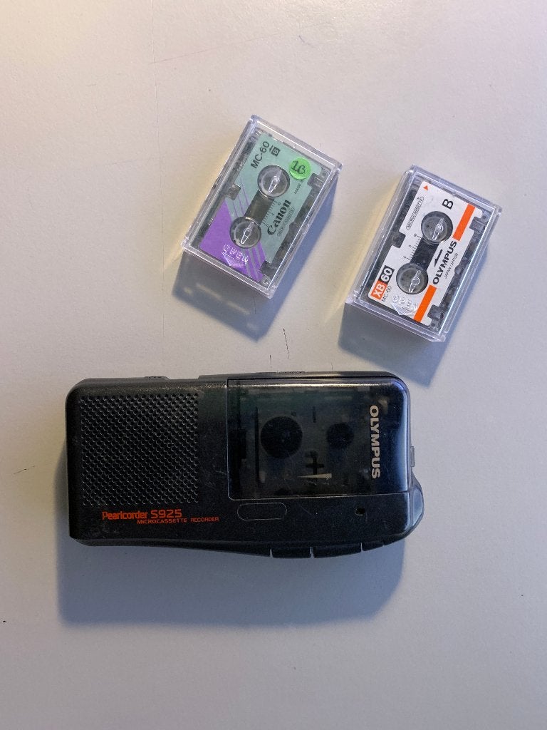 Olympus Pearlcorder S925 Mobiel Dicteerapparaat, Ophalen of Verzenden, Gebruikt