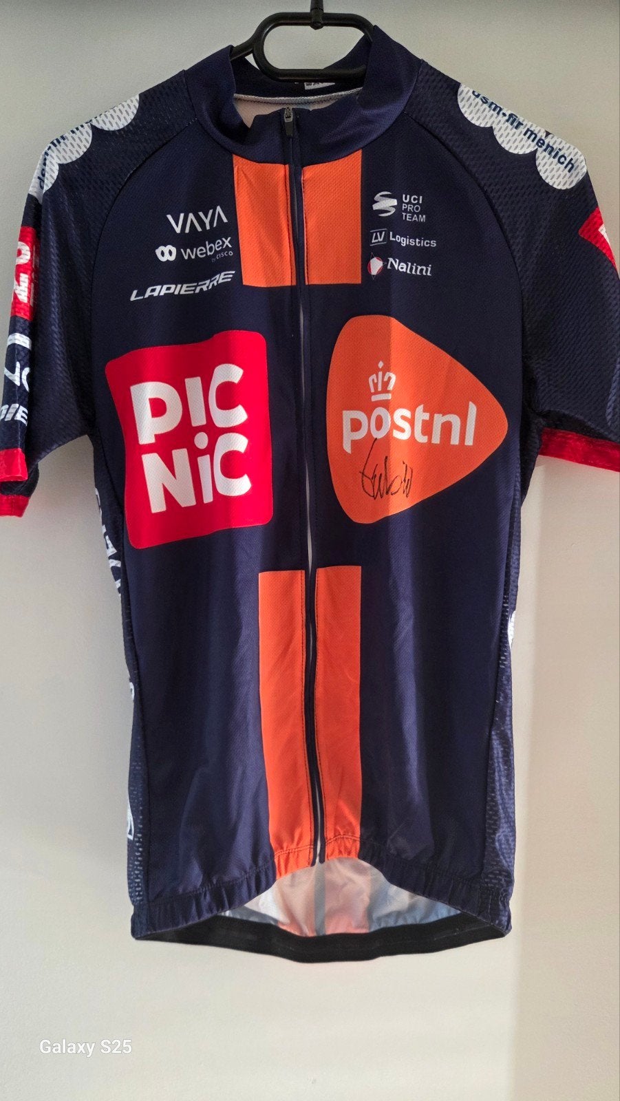 PicNic PostNL wielershirt originele handtekening Jakobsen, Ophalen of Verzenden, Nieuw, Buitenlandse clubs, Shirt