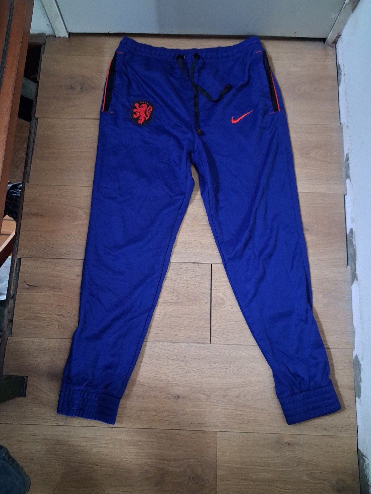 Nike KNVB Trainingsbroek Maat L Blauw, Maat 52/54 (L), Blauw, Nike, Ophalen of Verzenden