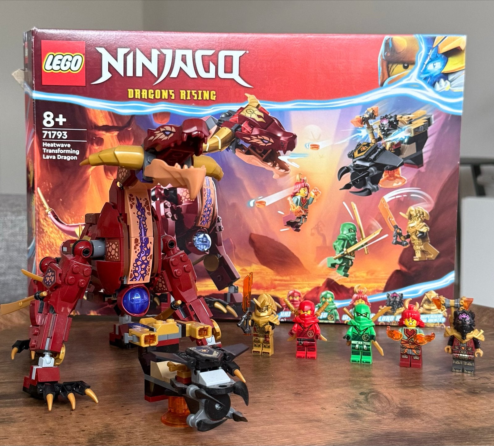 LEGO Ninjago 71793 Heatwave Transformerende Lavadraak, Ophalen, Zo goed als nieuw