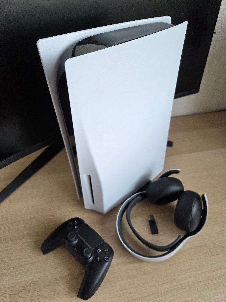 PS5 Disc Edition + Pulse Elite Headset (Zo Goed Als Nieuw, Ophalen, Zo goed als nieuw, Playstation 5