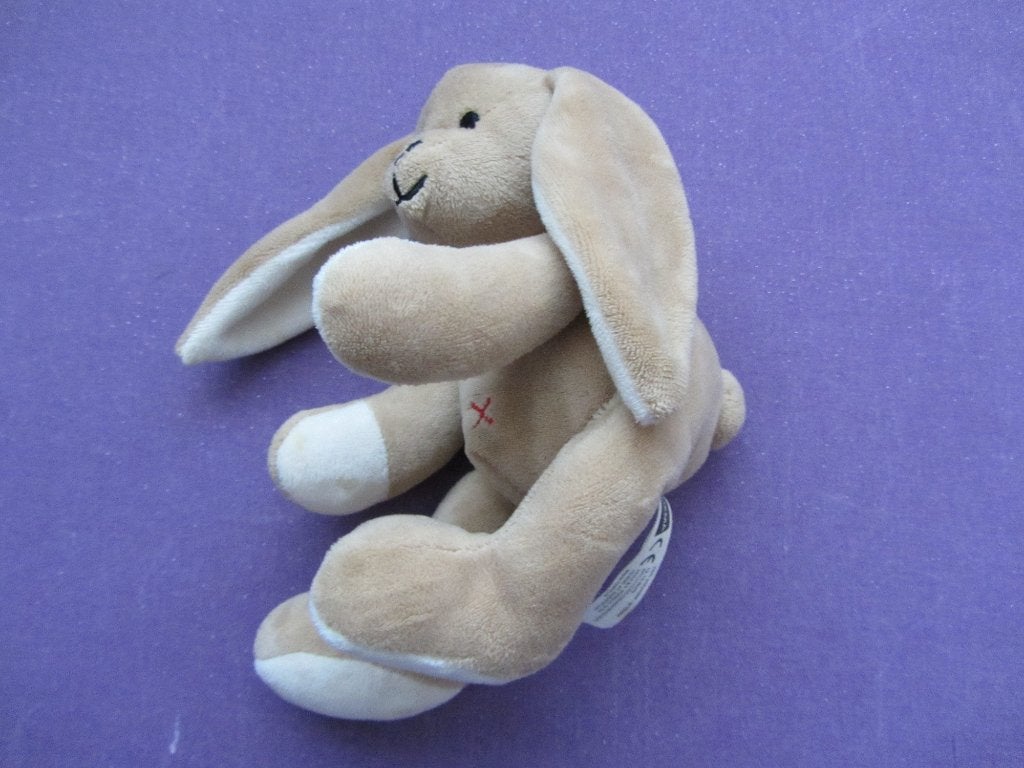 HEMA Knuffel KONIJN MET ROOD KRUISJE NAVEL. 20 CM **Nieuw**, Kinderen en Baby's, Hema, Ophalen of Verzenden, Middelgroot (20 tot 80 cm)