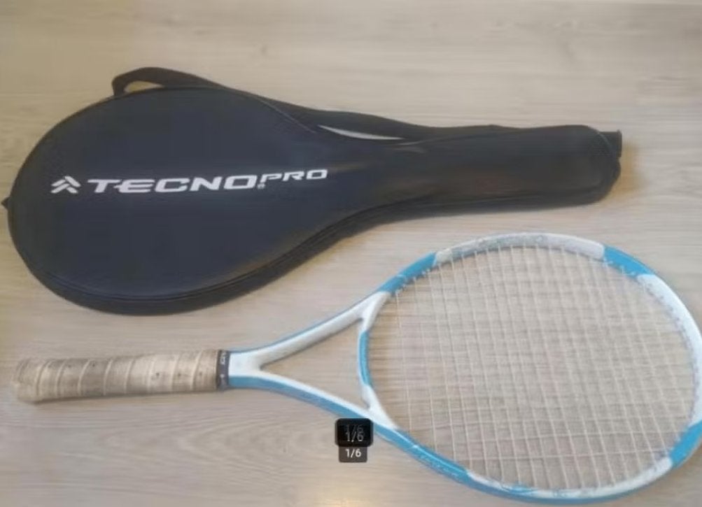 Tecno pro crystal velvet tennisracket 255gram, gripmaat 3,L3, Sport en Fitness, Tennis, Overige merken, Ophalen of Verzenden, Zo goed als nieuw