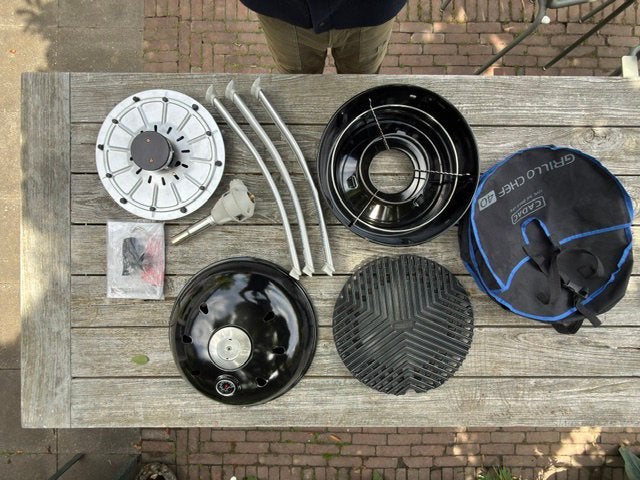 Cadac Grillo Chef 40 Combo gasbarbecue, Ophalen, Zo goed als nieuw