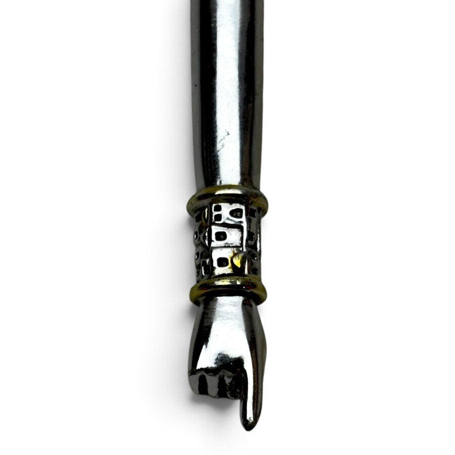 Zilveren Joodse yad (Tora-aanwijzer), Antiek en Kunst, Ophalen of Verzenden, Zilver