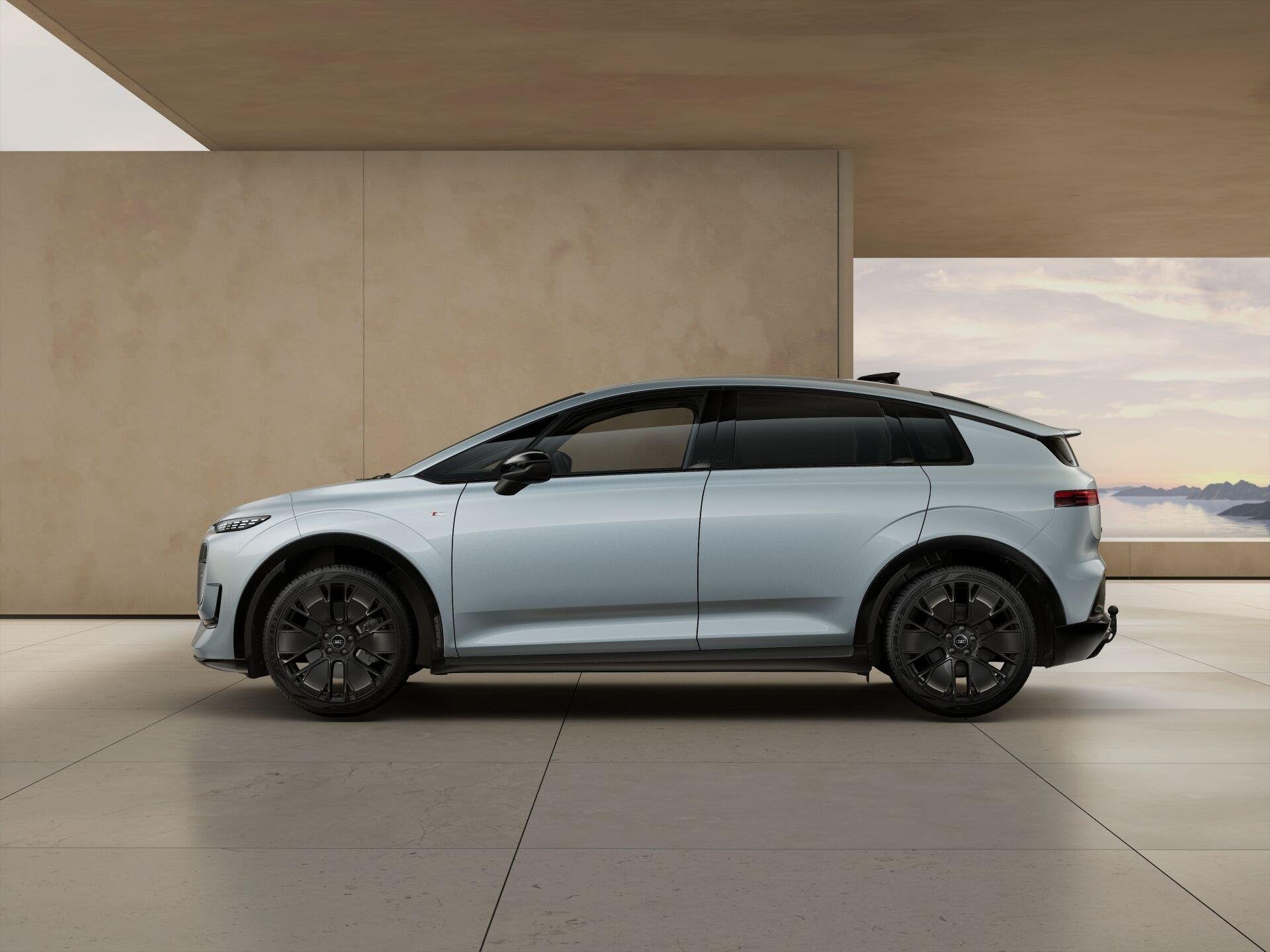 Audi A2 e-tron 231pk Launch Series Pro 84 kWh | 20" Velgen, Auto's, Automaat, 12 maanden, Zwart, 1885 kg