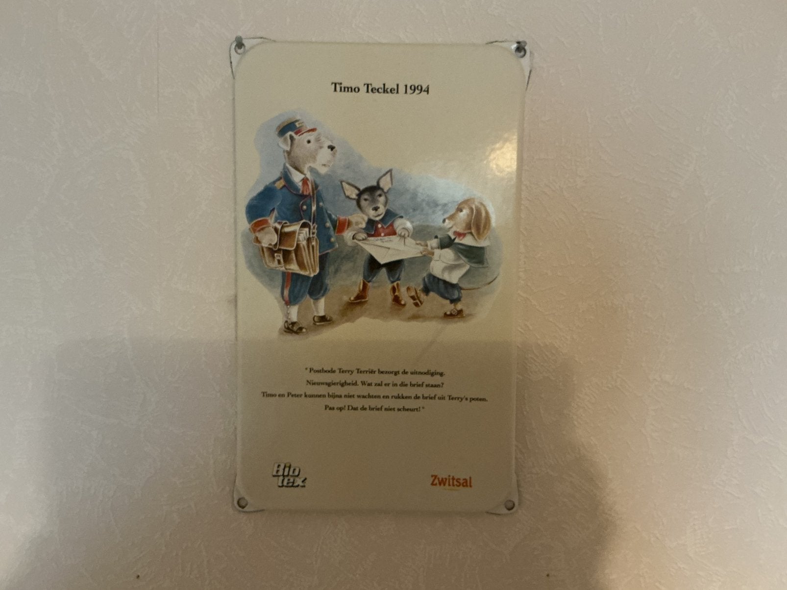 Zwitsal, Verzamelen, Ophalen of Verzenden, Zo goed als nieuw, Reclamebord