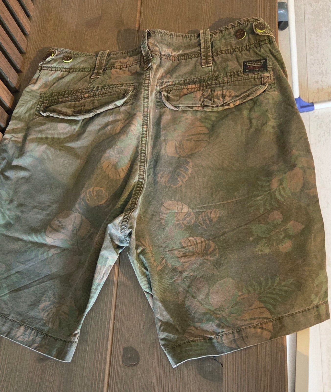 Petrol Industries Korte Broek Heren Maat S Camouflage, Ophalen of Verzenden, Groen