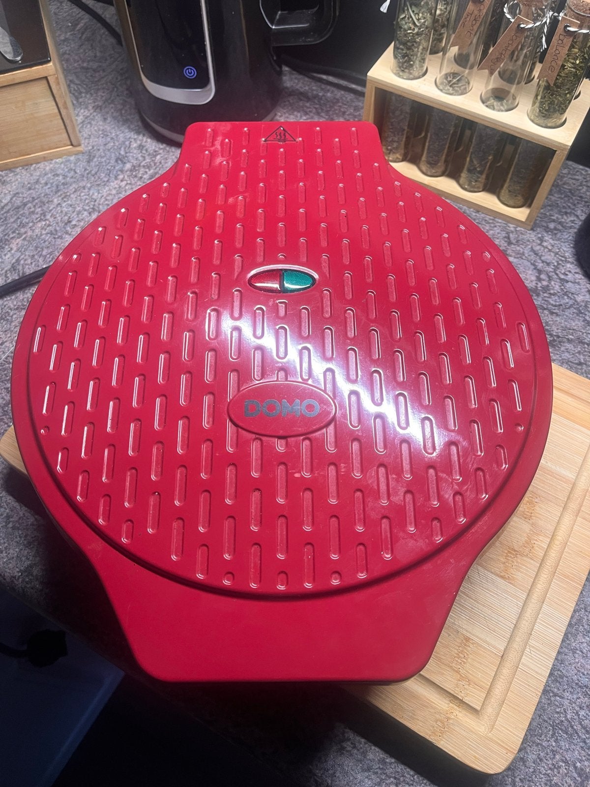 Domo Crêpe Maker - Rood (Model DO8177PZ), Ophalen of Verzenden, Gebruikt