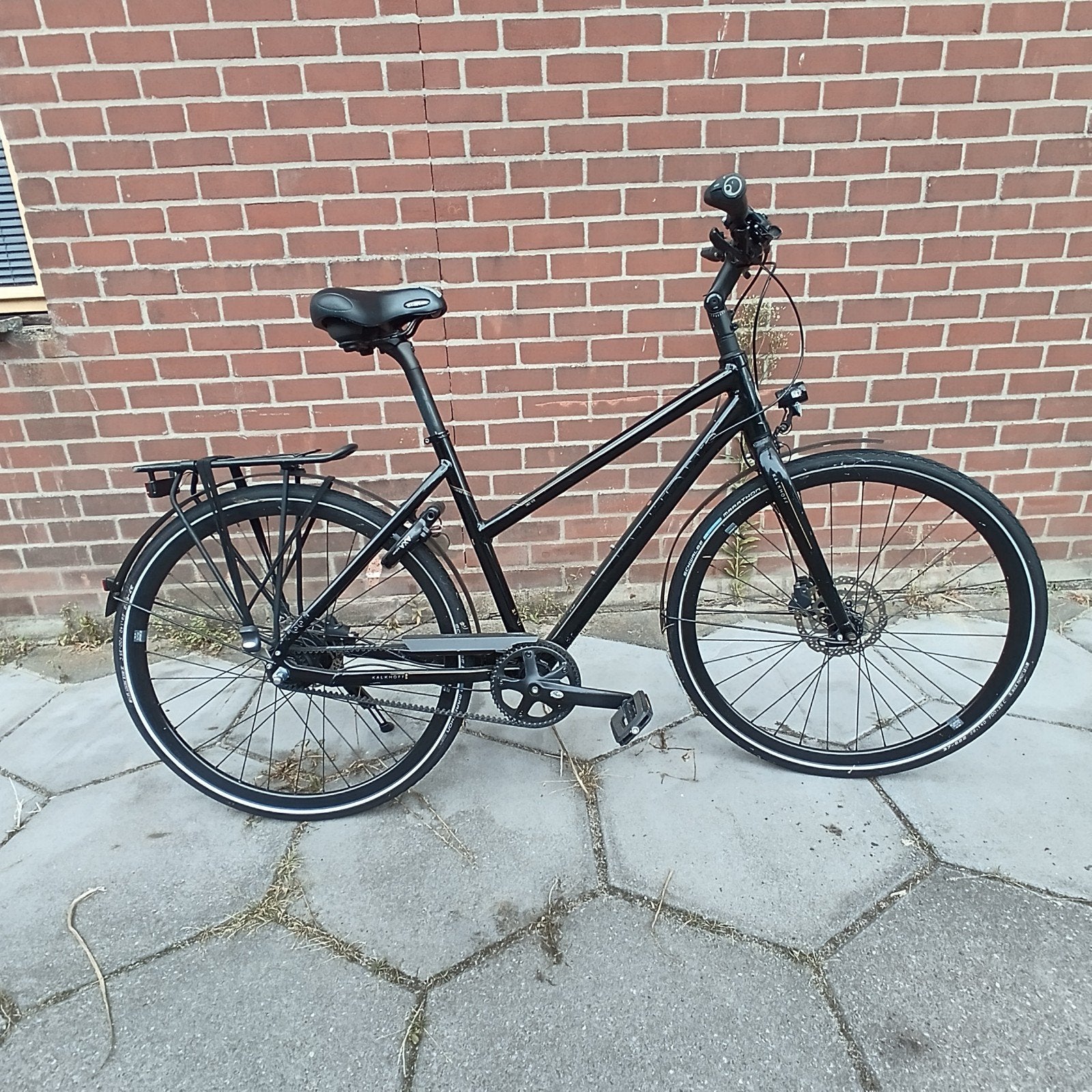 Damesfiets Kalkhof, Gebruikt, Versnellingen, 50 tot 53 cm, Schijfrem