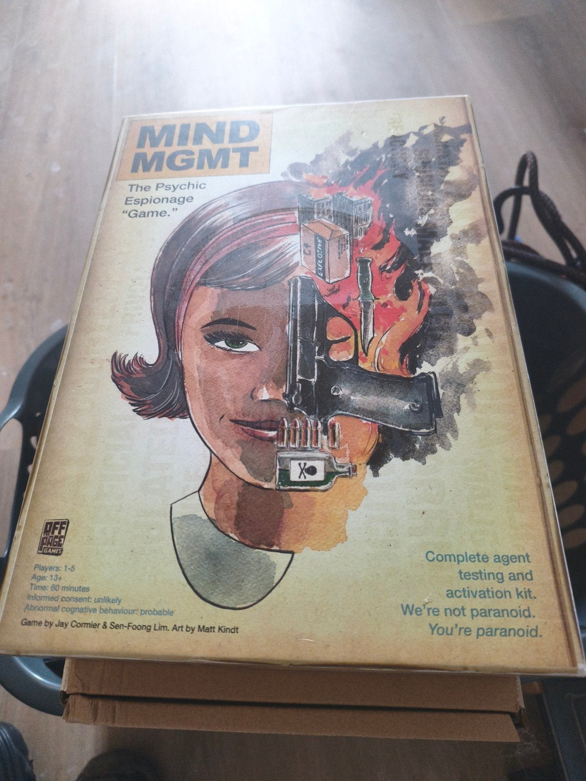 Mind MGMT: The Psychic Espionage Game, Vijf spelers of meer, Ophalen of Verzenden, Gebruikt, Off the Page Games