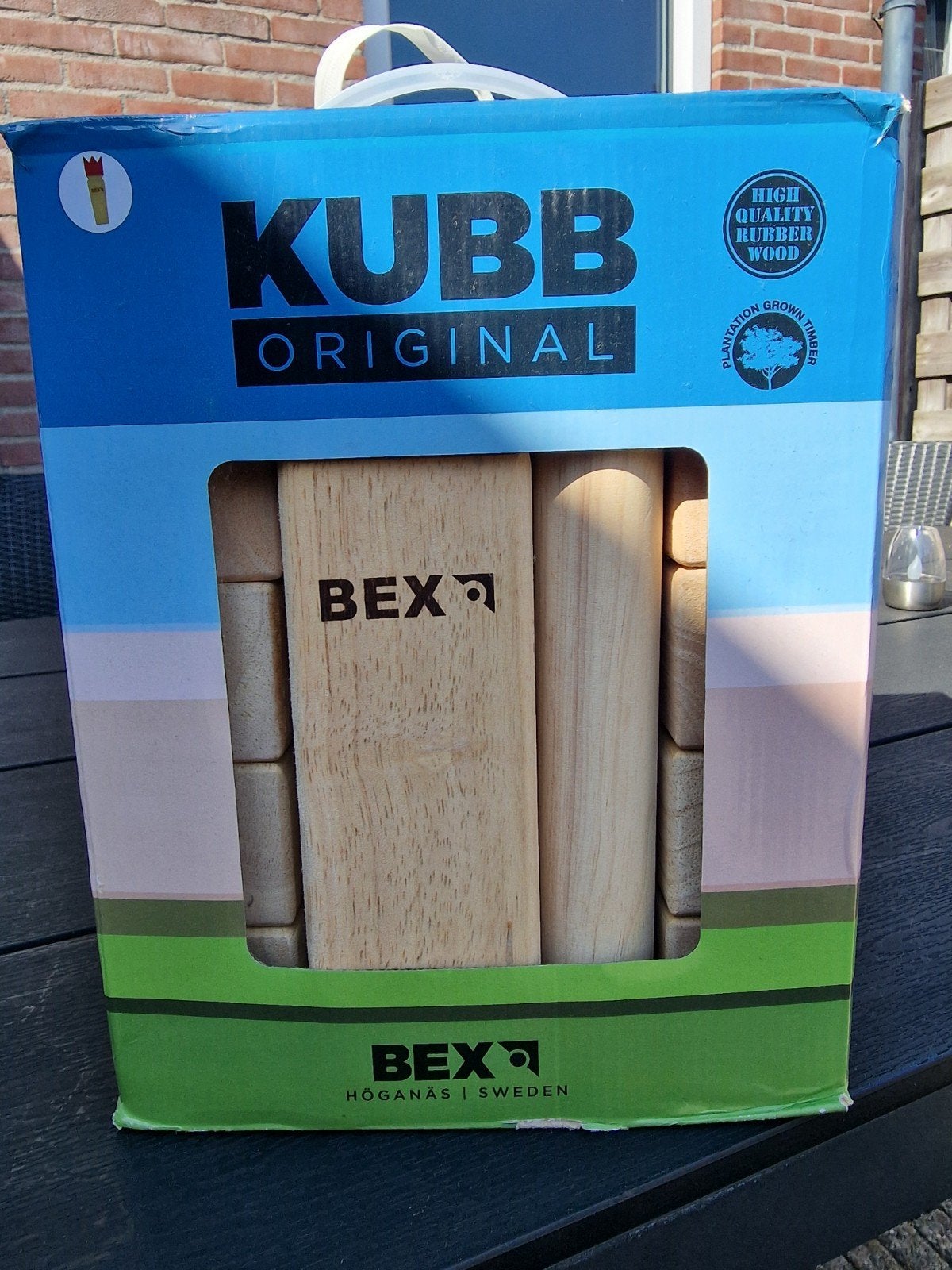 Kubb Original - Nieuw, doos licht beschadigd, Ophalen of Verzenden, Zo goed als nieuw