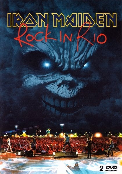 IRON MAIDEN - rock in rio DUBBELDVD, Cd's en Dvd's, Dvd's | Muziek en Concerten, Alle leeftijden, Ophalen of Verzenden, Zo goed als nieuw