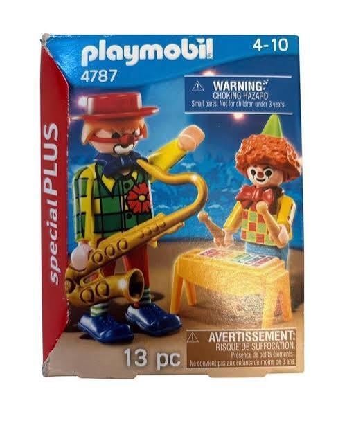Playmobil Special Plus 4787 Clown met Saxofoon en Kind, Ophalen of Verzenden, Gebruikt, Complete set