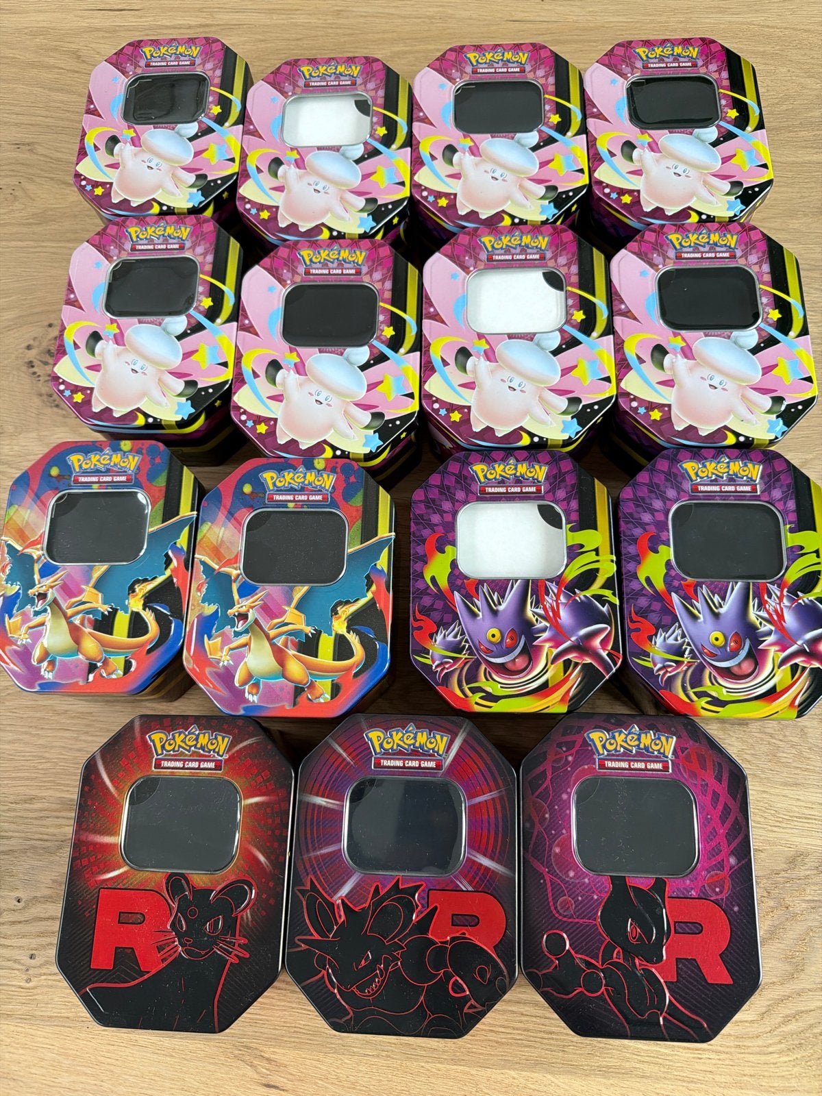 Lege Pokémon TCG Tins - Diverse Designs, Ophalen of Verzenden, Gebruikt, Overige typen