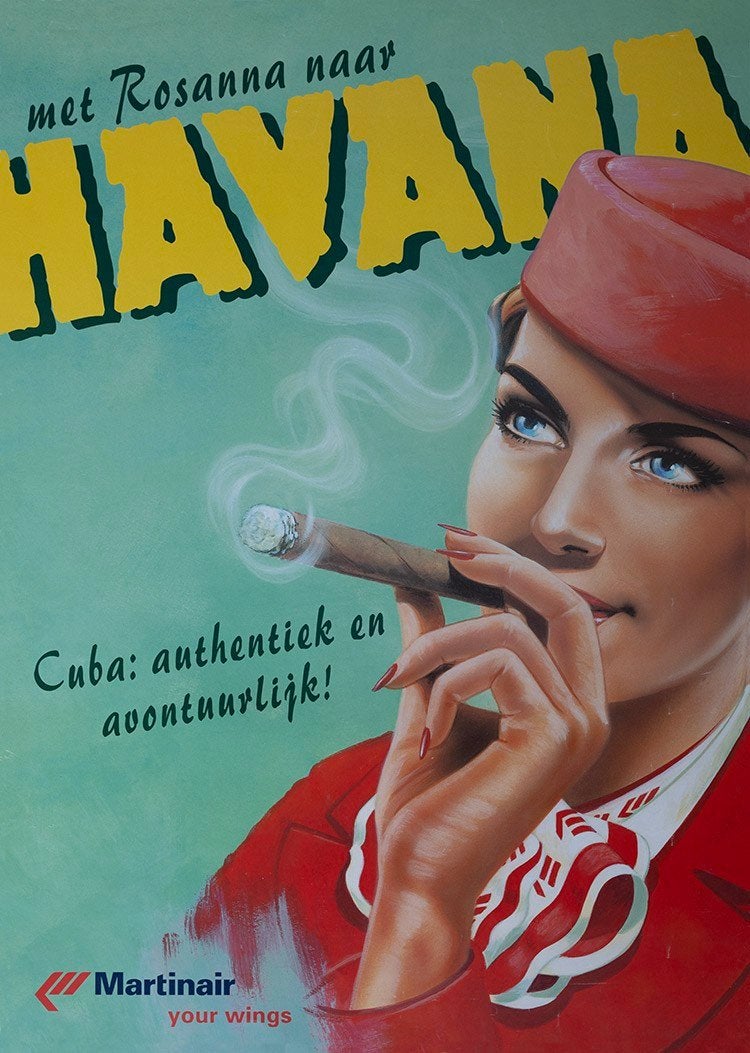 Martinair Reclame Poster Collectie - 16 Stuks, Ophalen of Verzenden, Zo goed als nieuw, A1 t/m A3, Film en Tv